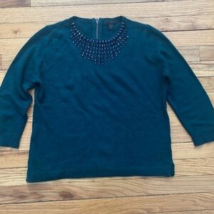 J.Crew Embellished Sweater